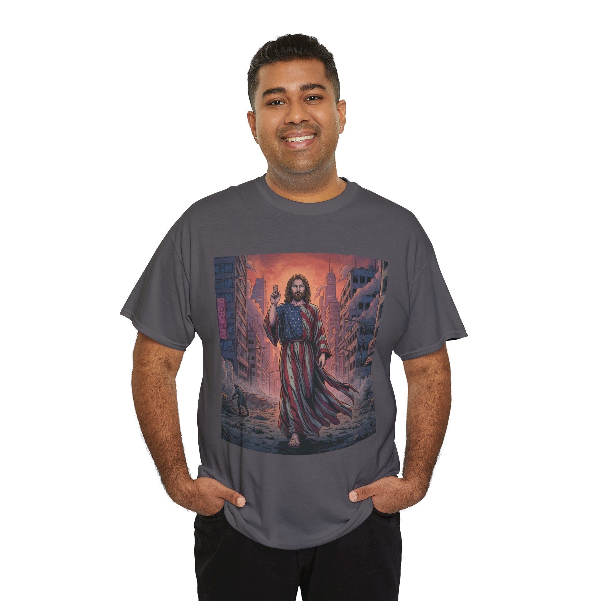 American Jesus — Faith-Based Urban Christian T-Shirt