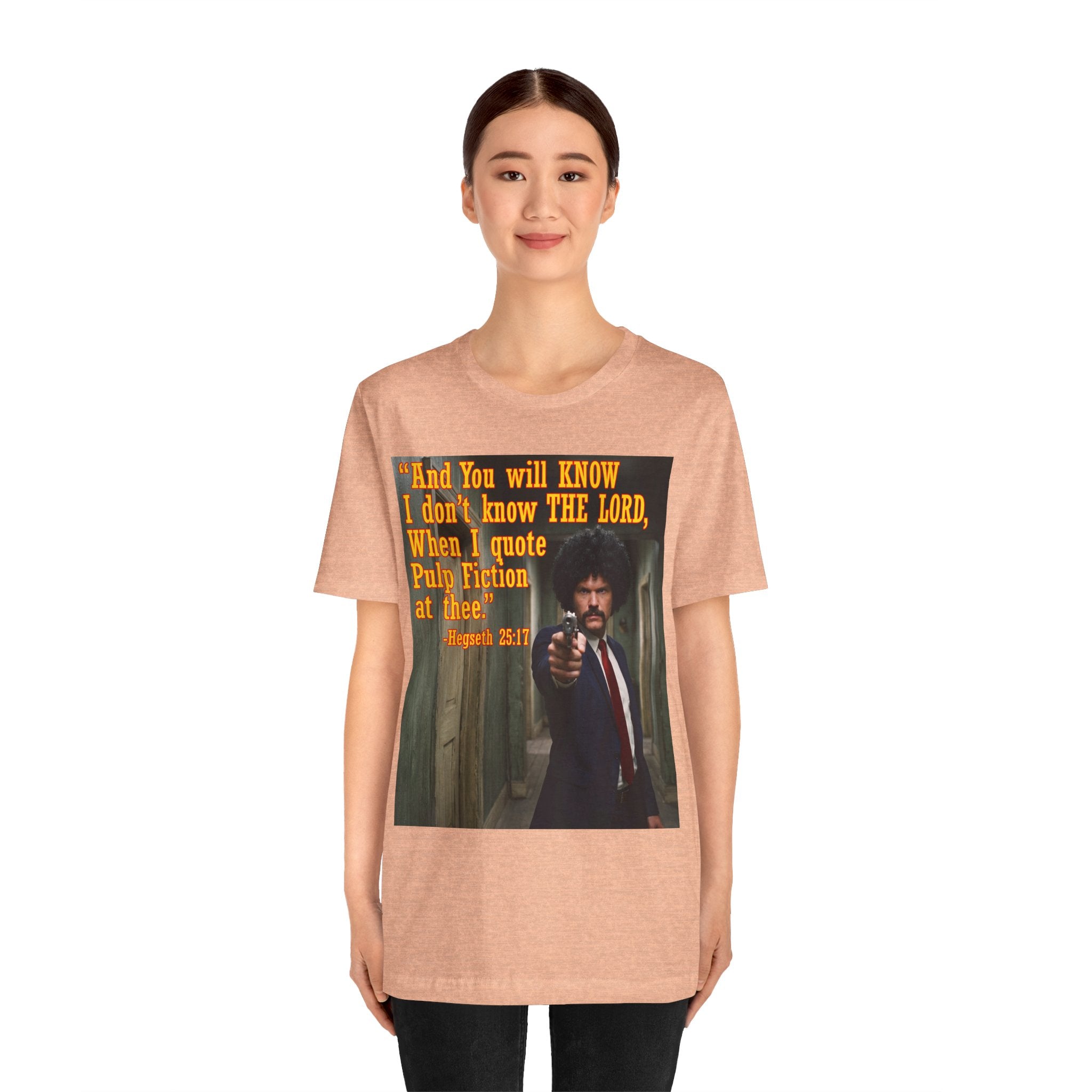 "When I quote Pulp Fiction at thee."  —  Hegseth Blunder Movie Quote T‑Shirt