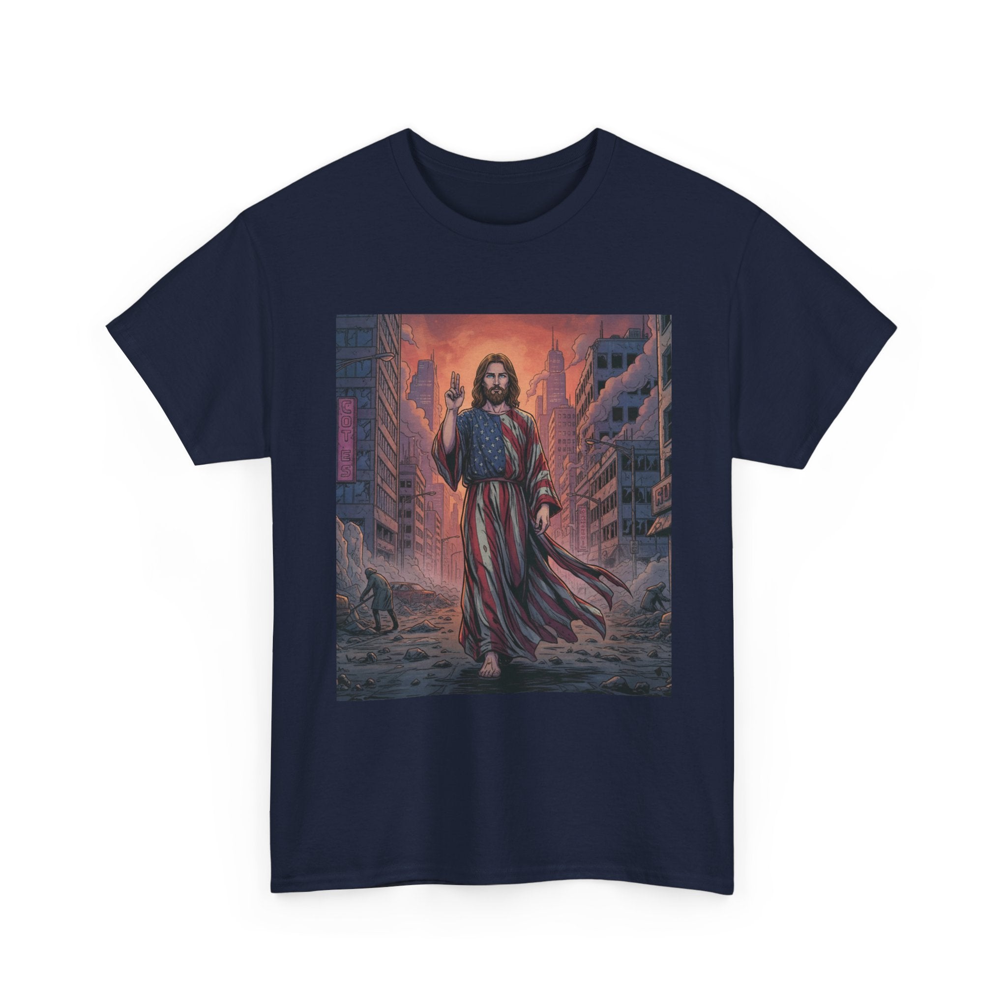 American Jesus — Faith-Based Urban Christian T-Shirt