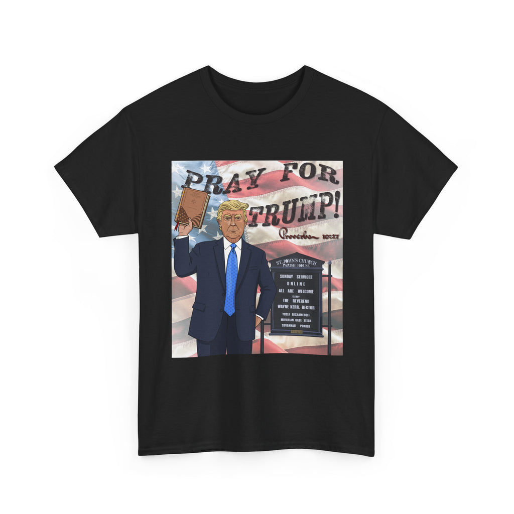 "Pray for Trump" Patriotic Graphic Tee