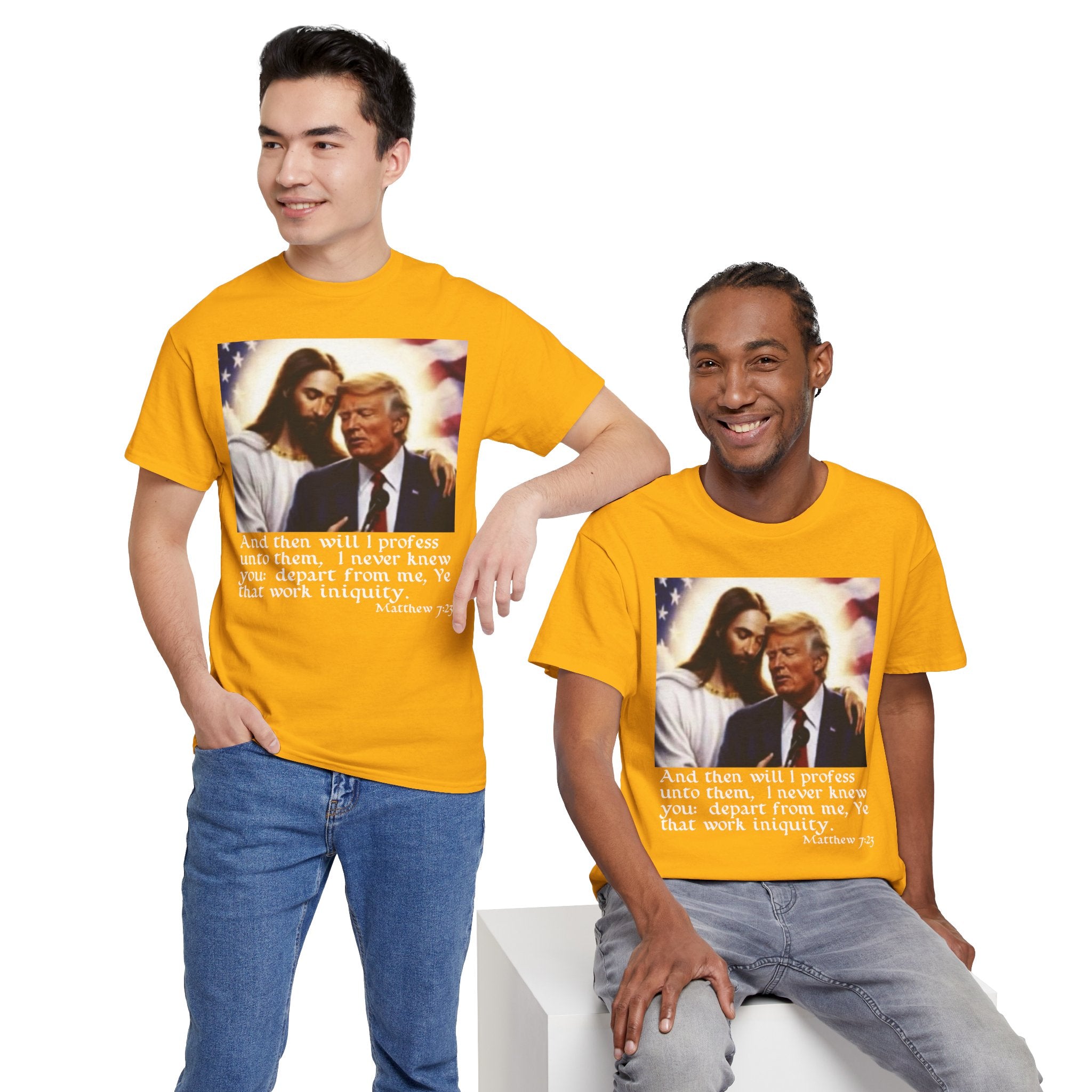 Matthew 7:23 Trump T-shirt