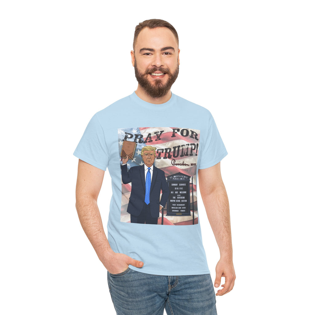 "Pray for Trump" Patriotic Graphic Tee