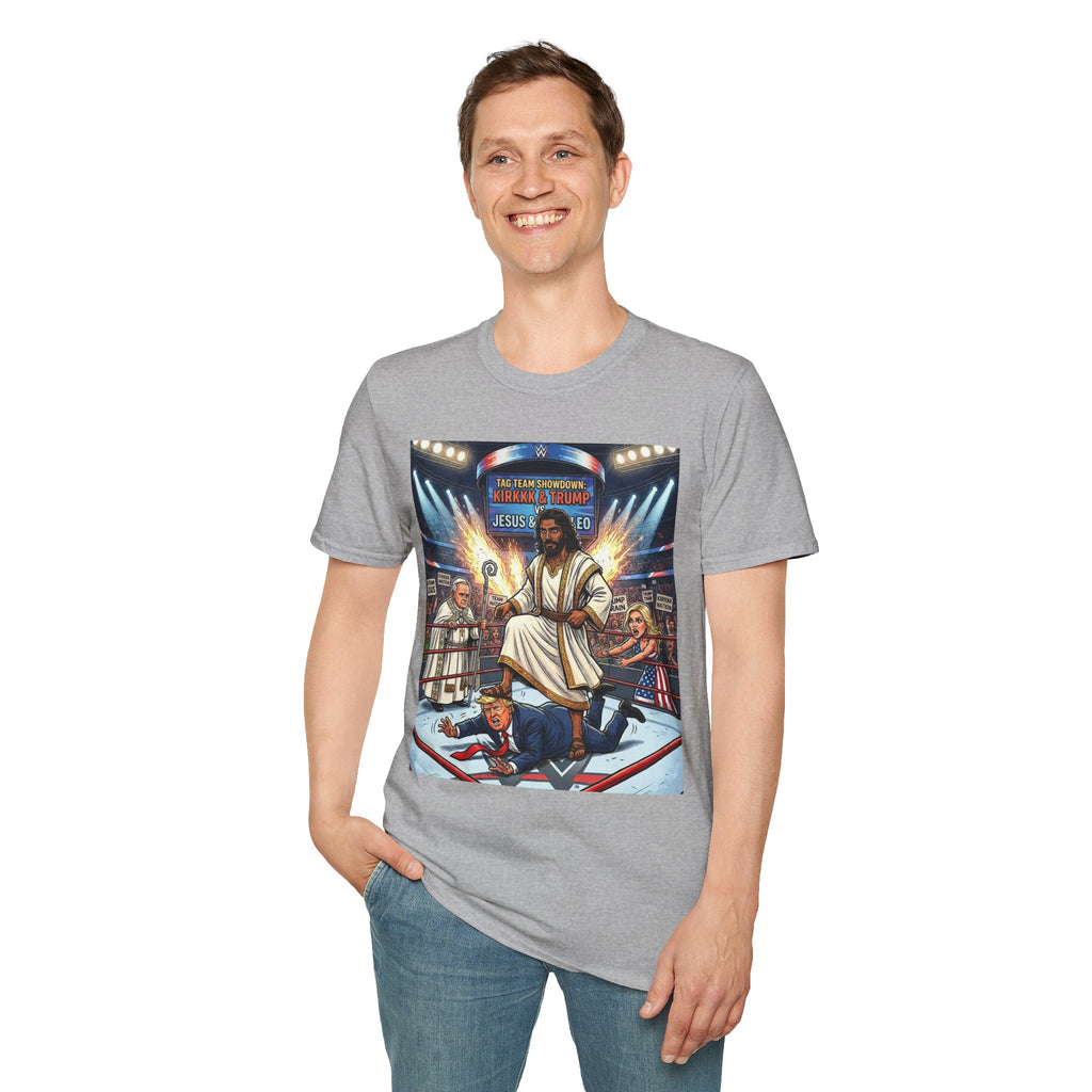 'Jesus Is The GOAT' Wrestling Arena Graphic Tee