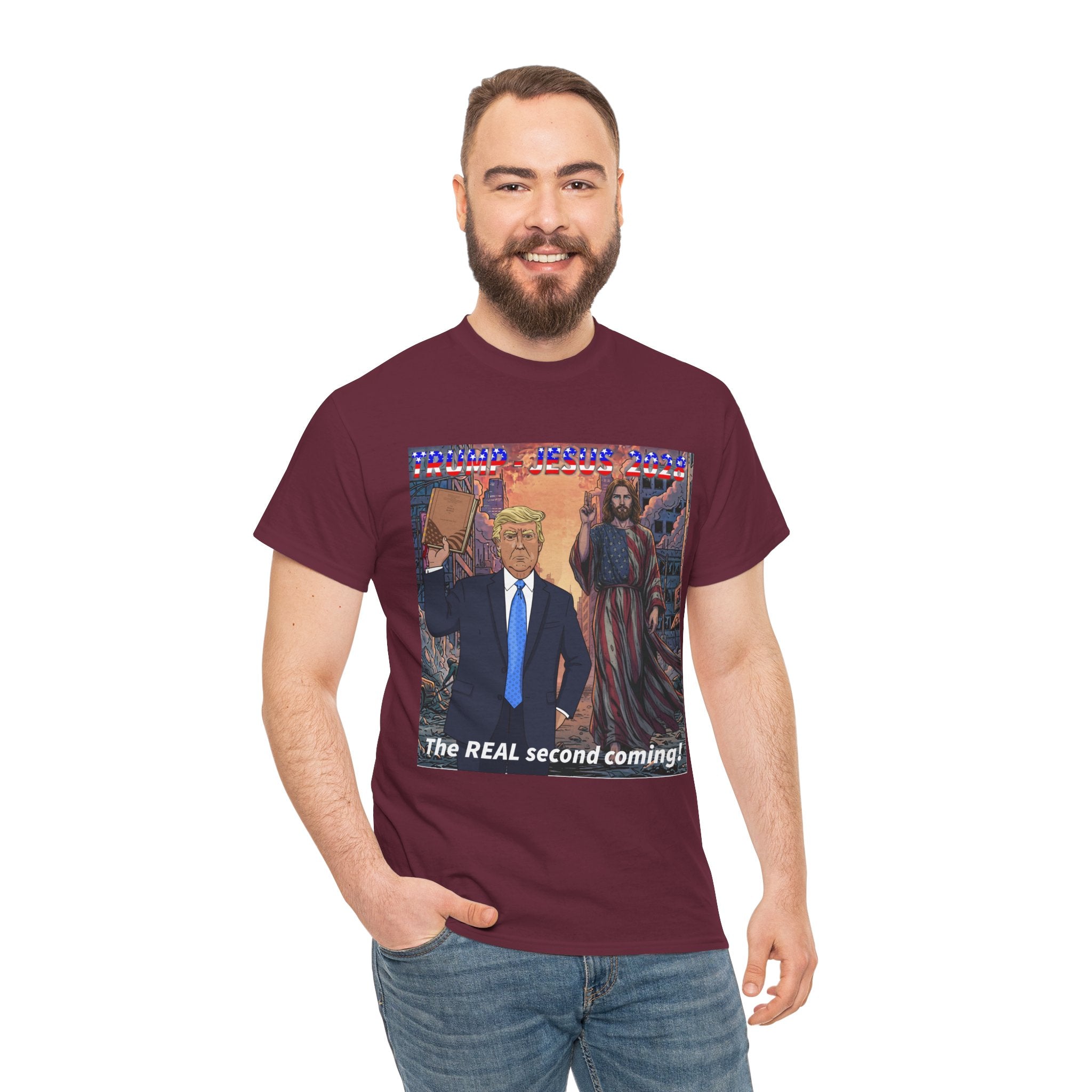 One More Time! Trump - Jesus '28 Graphic Shirt