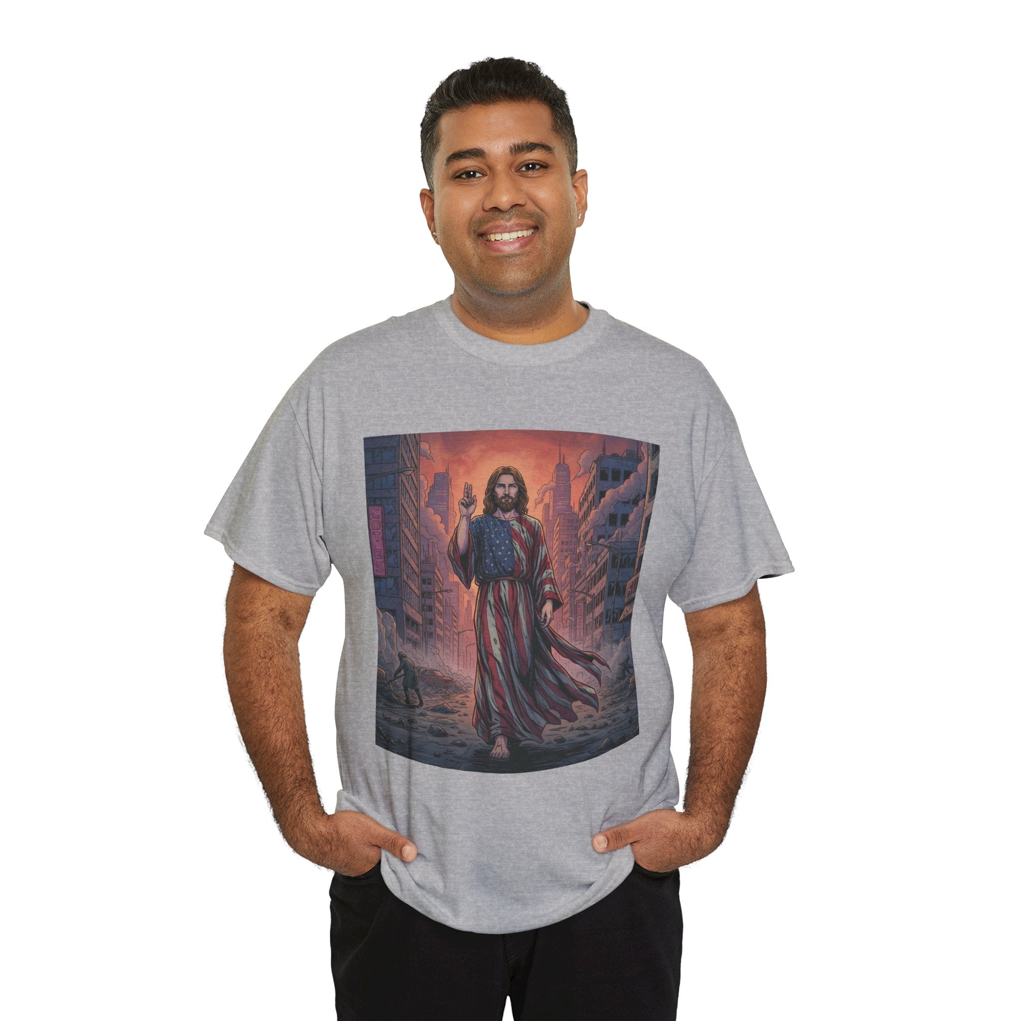 American Jesus — Faith-Based Urban Christian T-Shirt