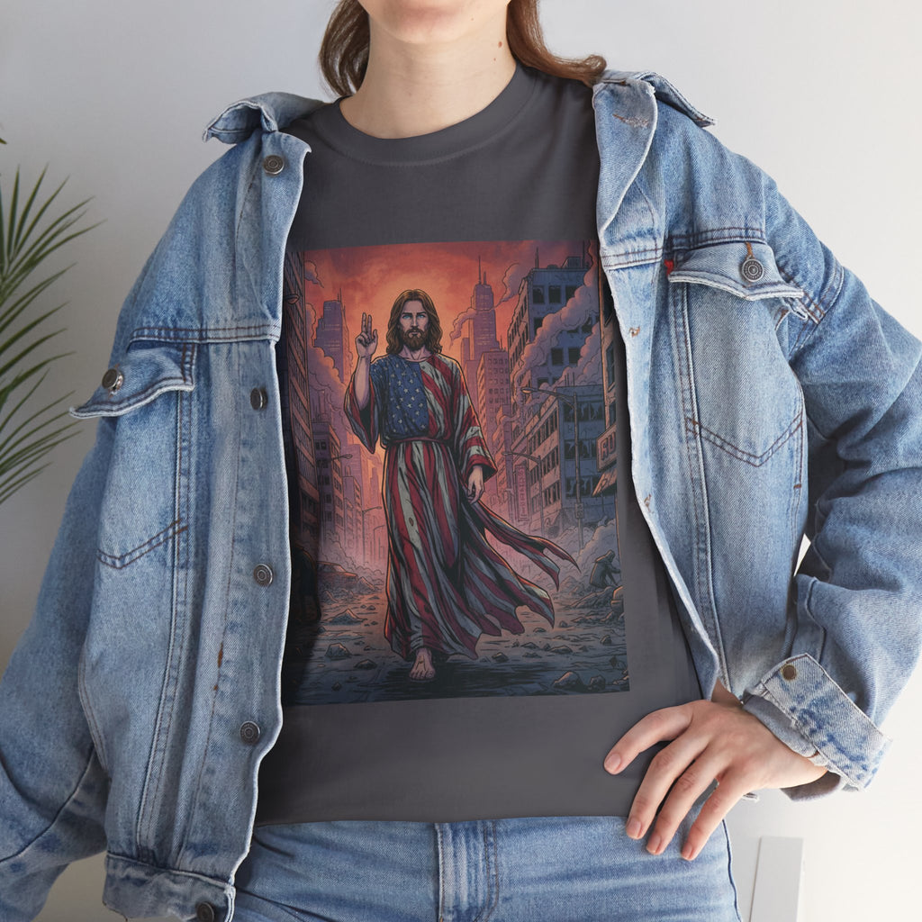 American Jesus — Faith-Based Urban Christian T-Shirt