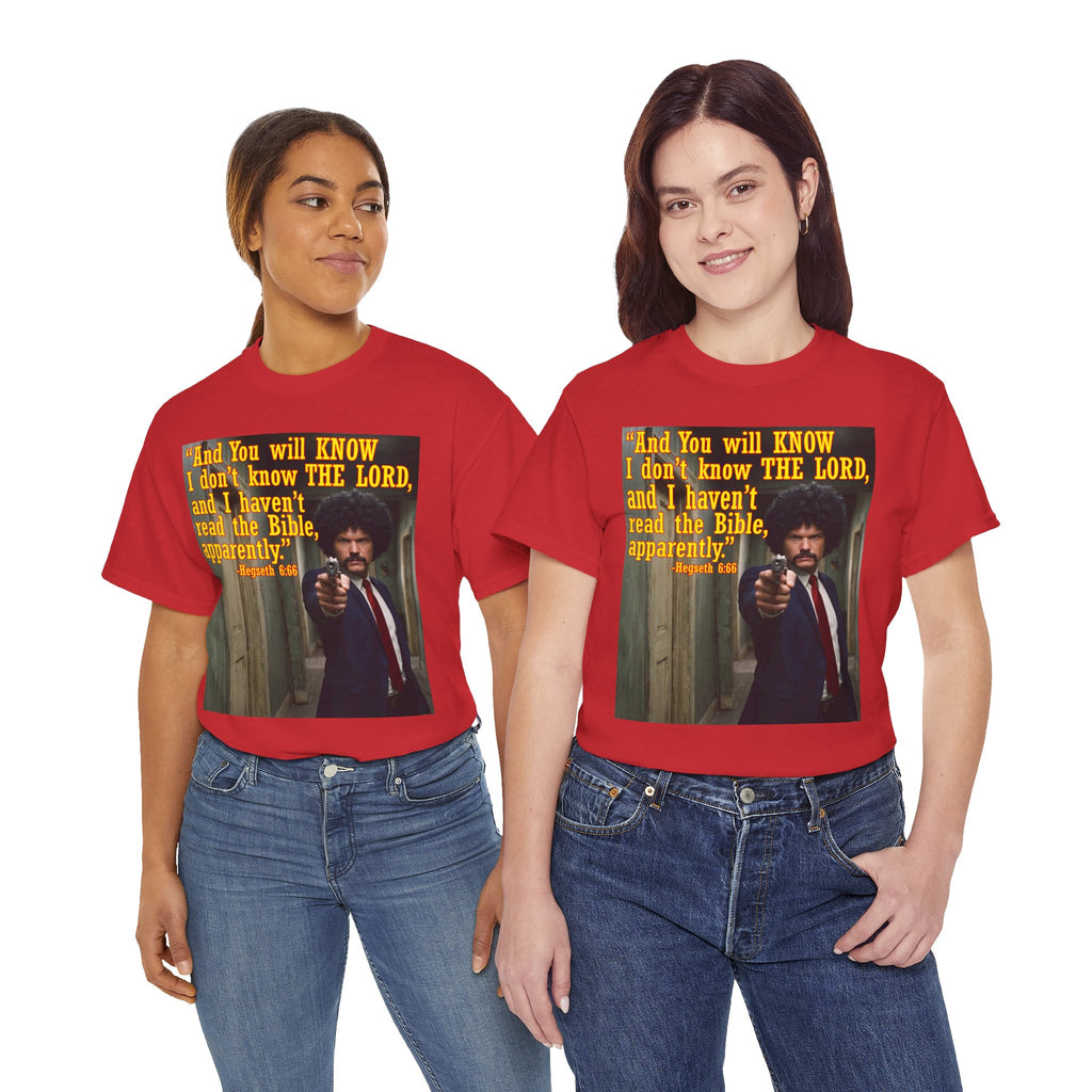 'I Haven't Read the Bible, Apparently' Graphic Tee