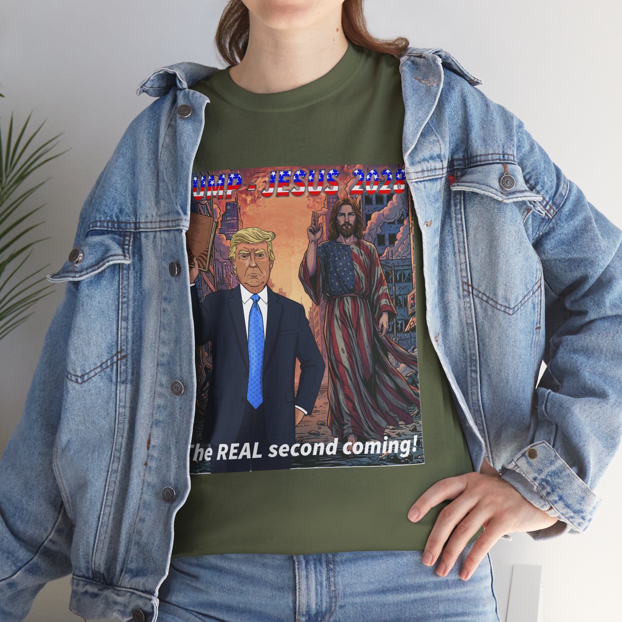 One More Time! Trump - Jesus '28 Graphic Shirt