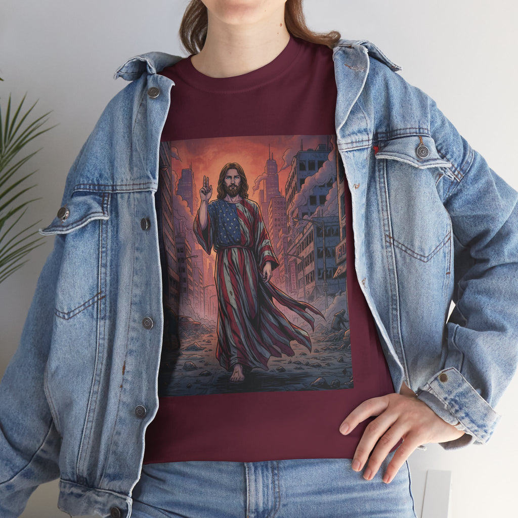American Jesus — Faith-Based Urban Christian T-Shirt