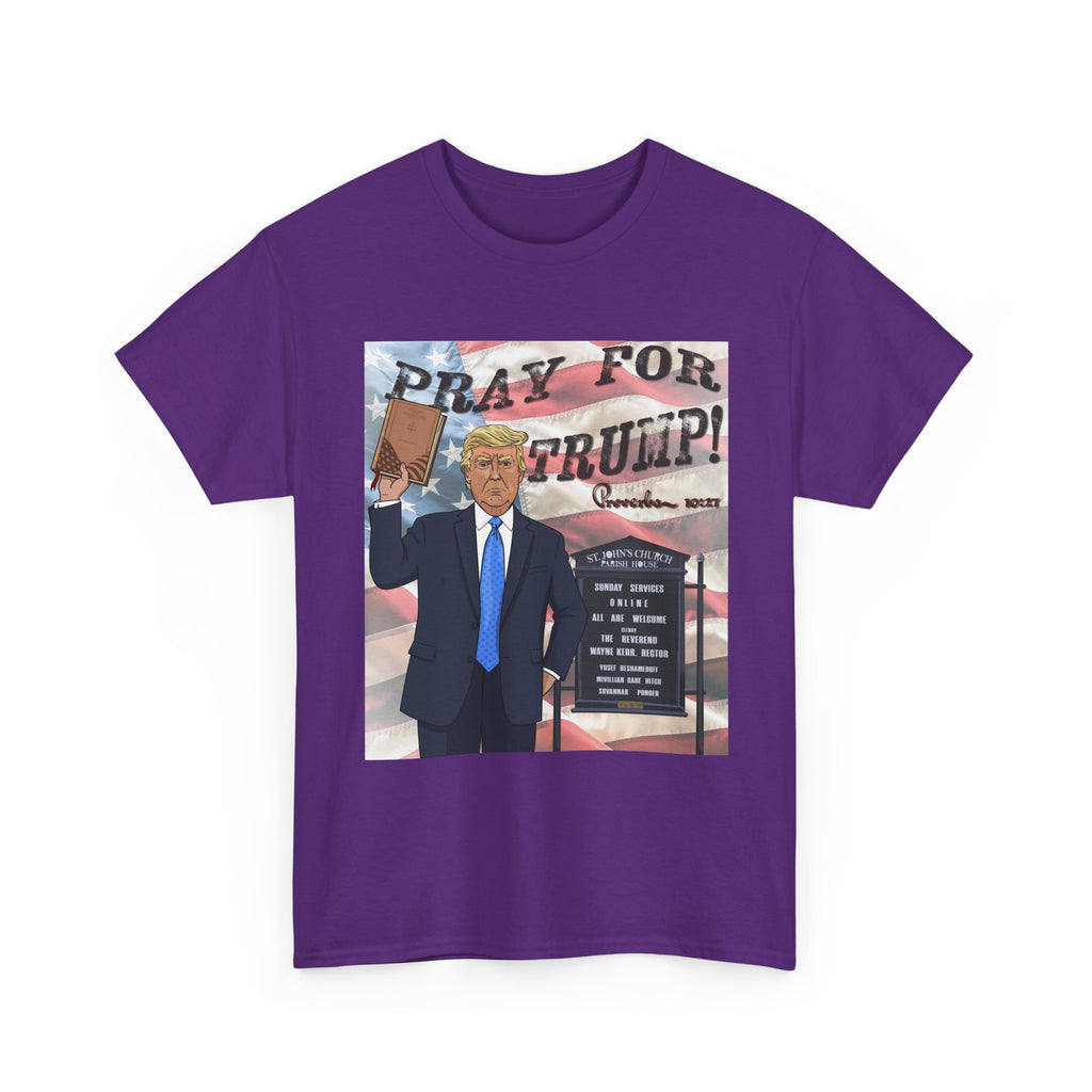"Pray for Trump" Patriotic Graphic Tee