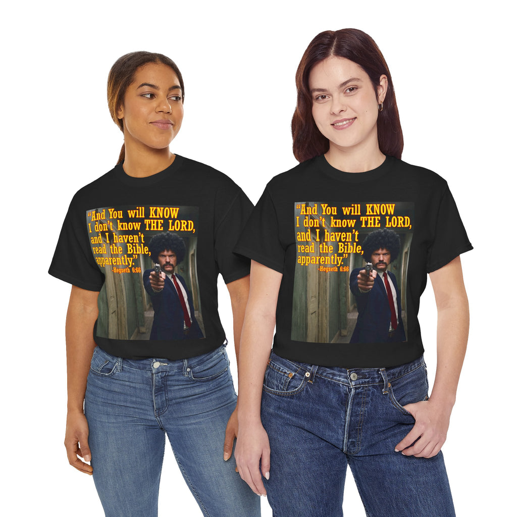 'I Haven't Read the Bible, Apparently' Graphic Tee