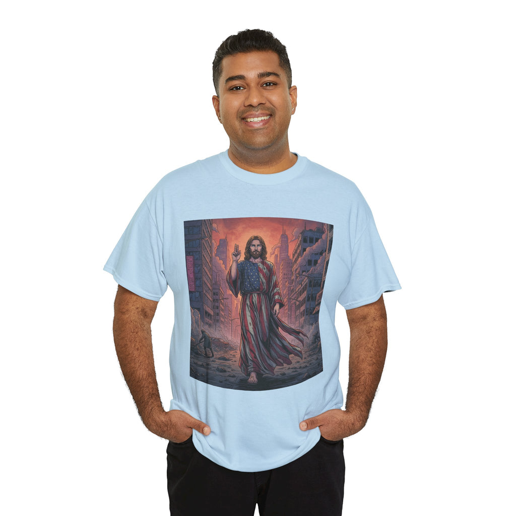 American Jesus — Faith-Based Urban Christian T-Shirt