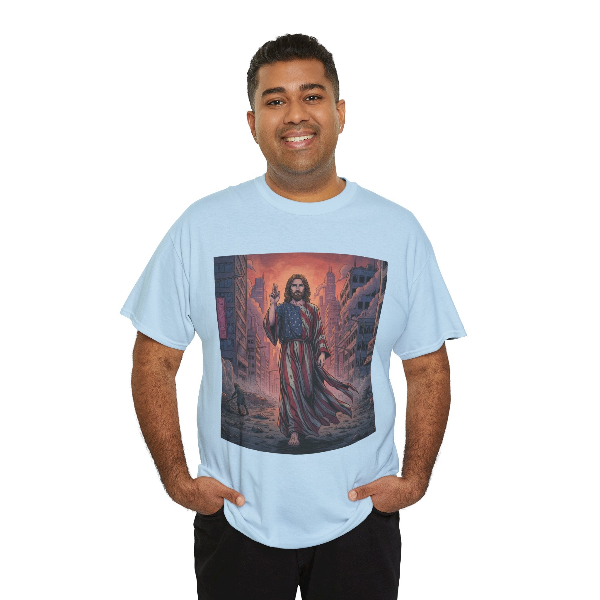 American Jesus — Faith-Based Urban Christian T-Shirt