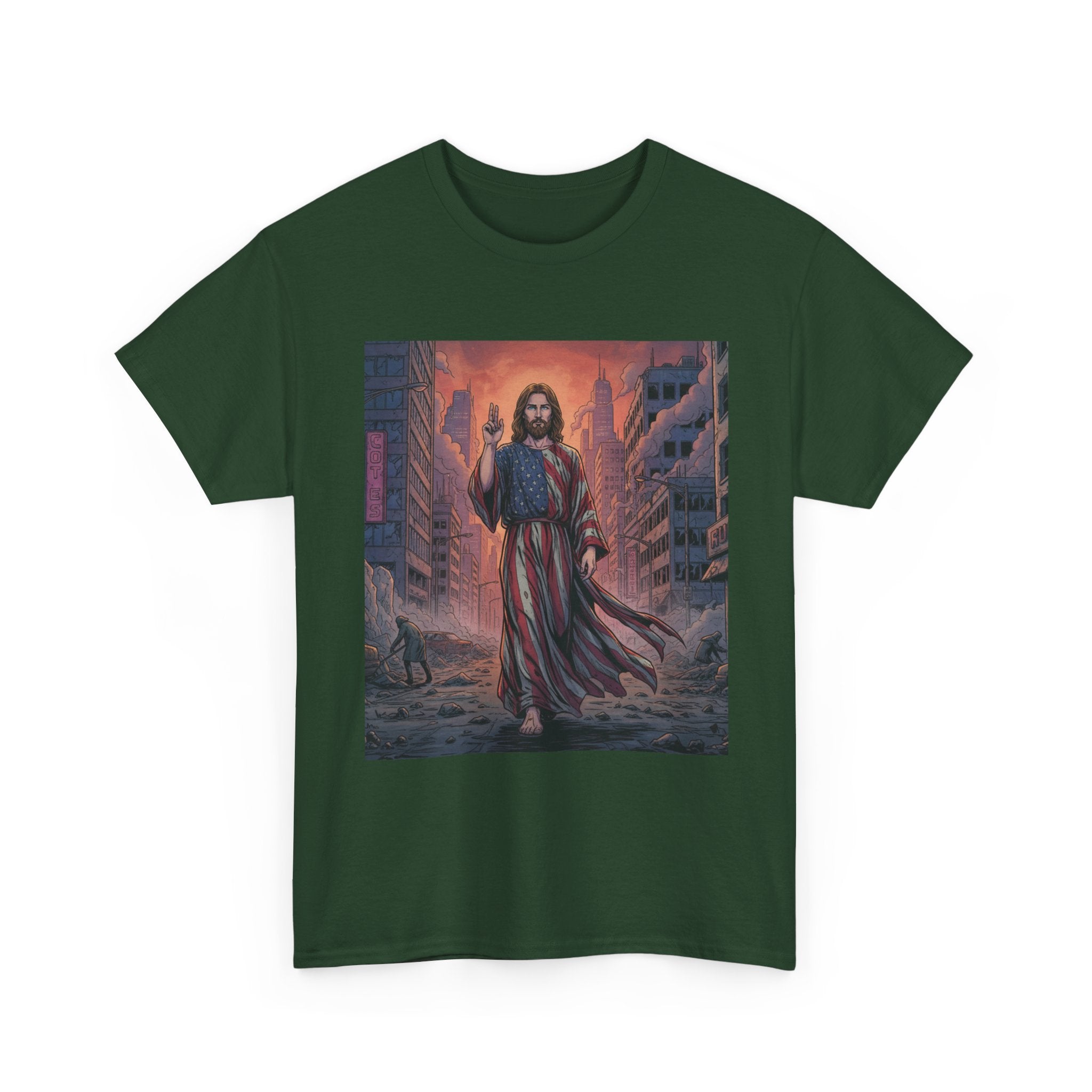 American Jesus — Faith-Based Urban Christian T-Shirt