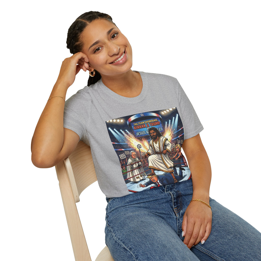 'Jesus Is The GOAT' Wrestling Arena Graphic Tee