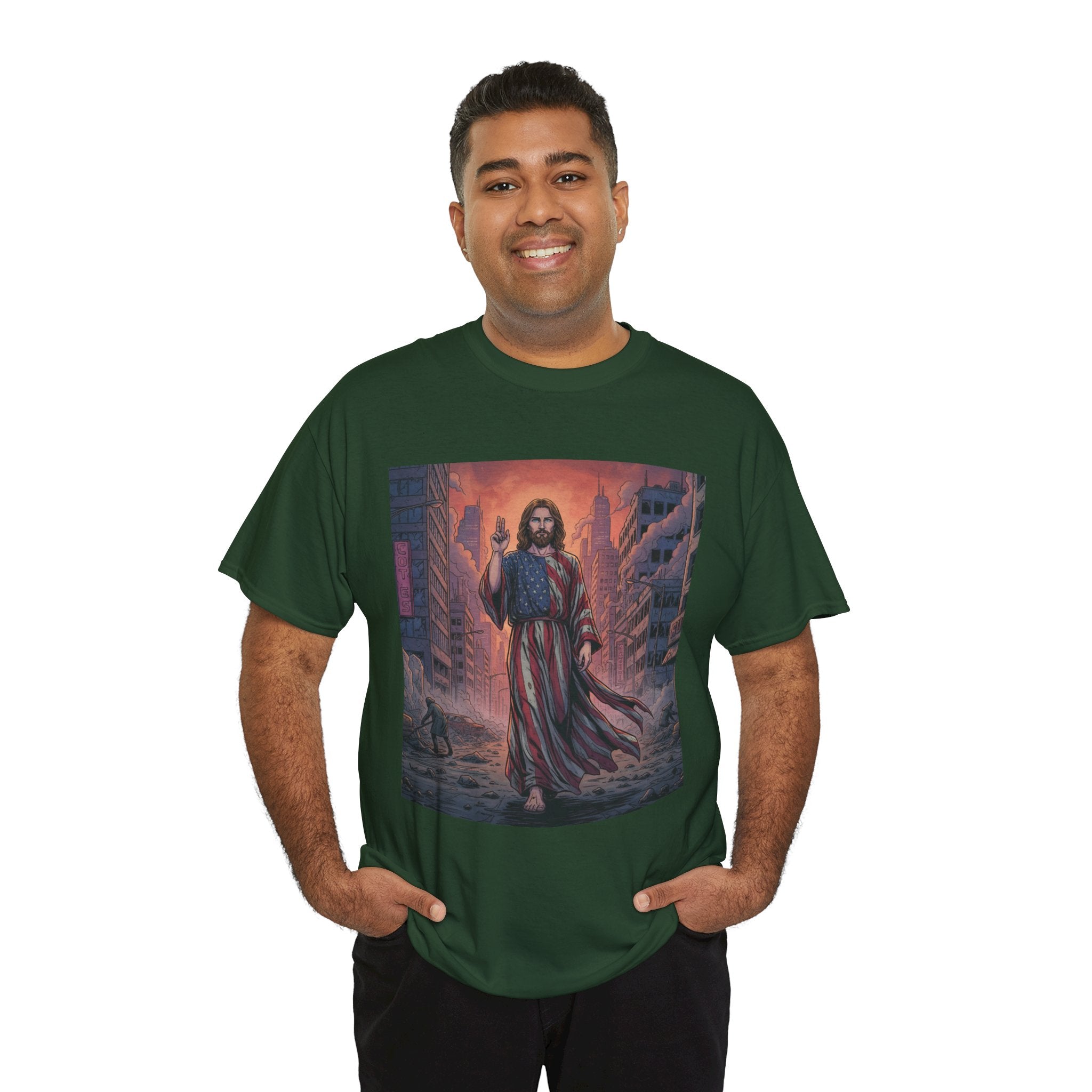 American Jesus — Faith-Based Urban Christian T-Shirt