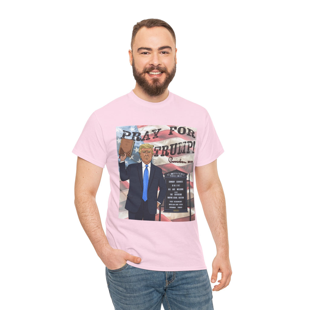 "Pray for Trump" Patriotic Graphic Tee