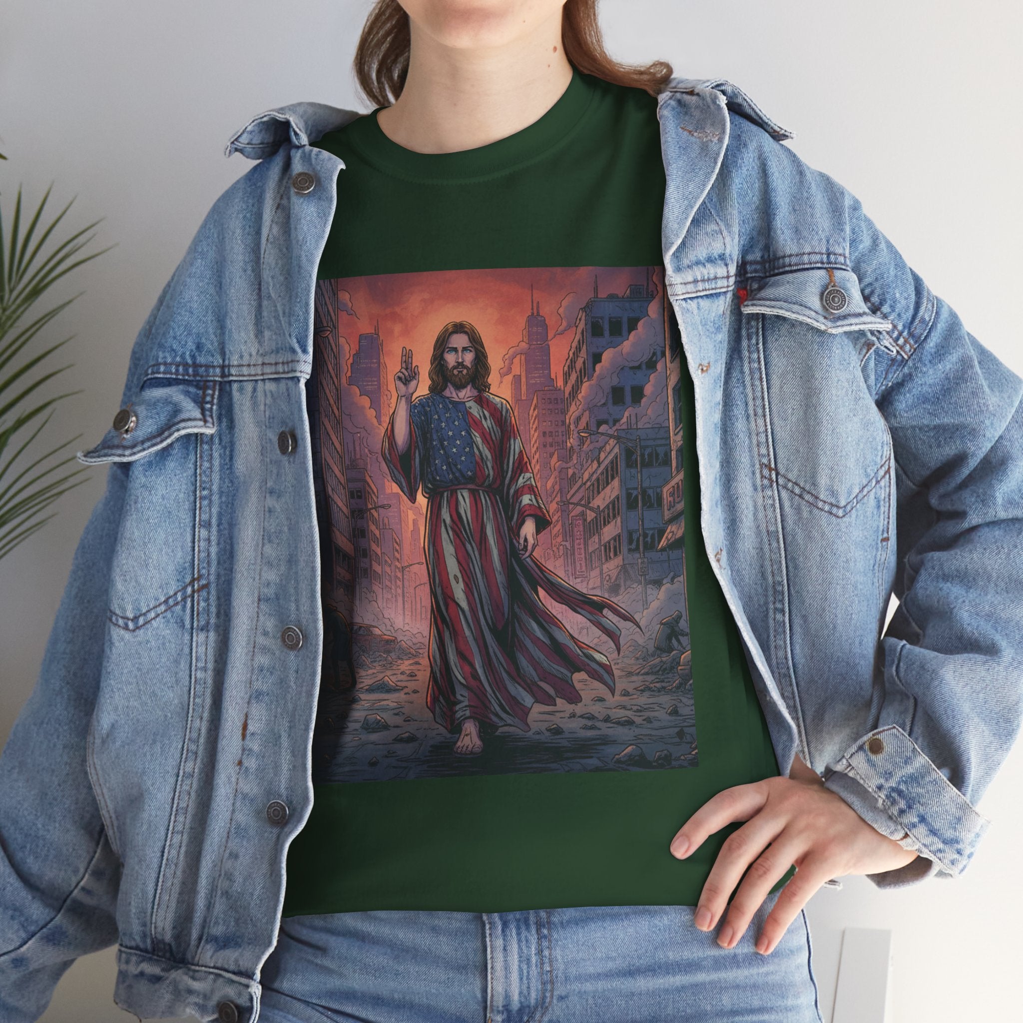 American Jesus — Faith-Based Urban Christian T-Shirt