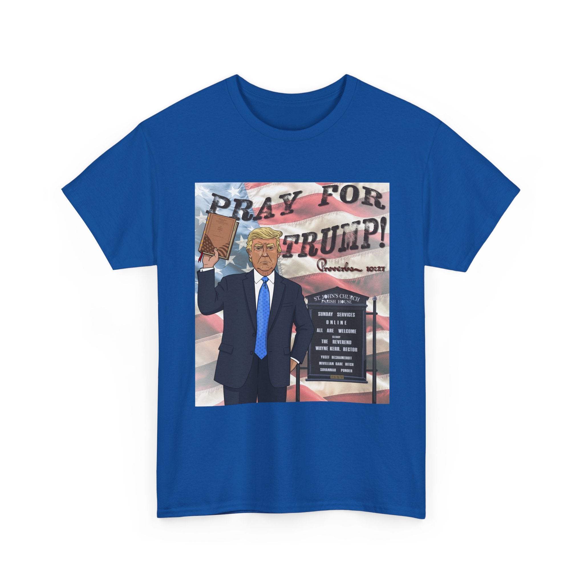 "Pray for Trump" Patriotic Graphic Tee