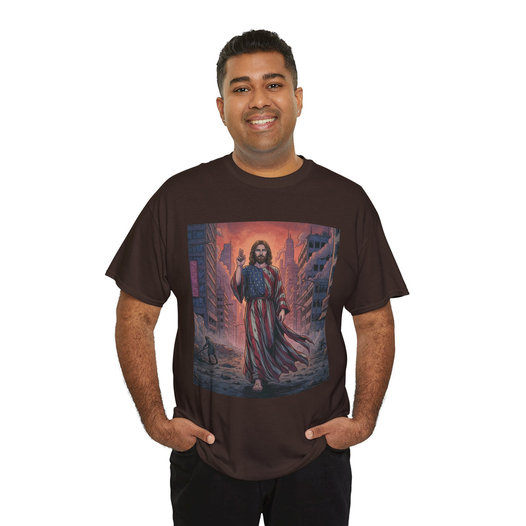 American Jesus — Faith-Based Urban Christian T-Shirt