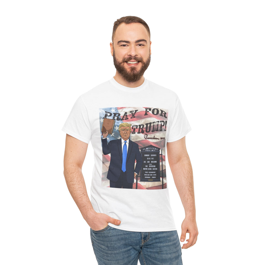 "Pray for Trump" Patriotic Graphic Tee