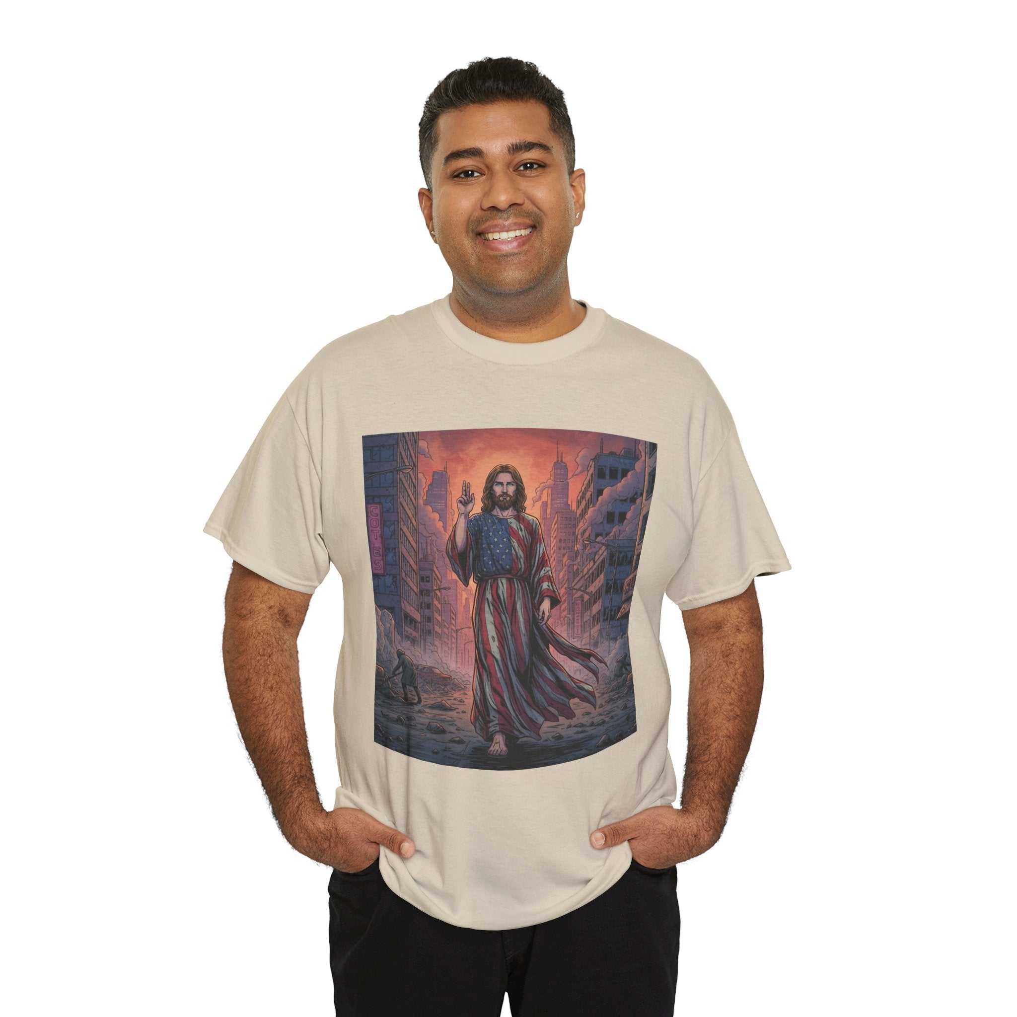 American Jesus — Faith-Based Urban Christian T-Shirt