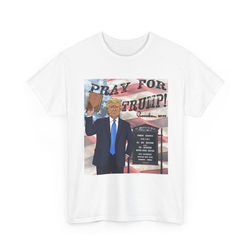 "Pray for Trump" Patriotic Graphic Tee