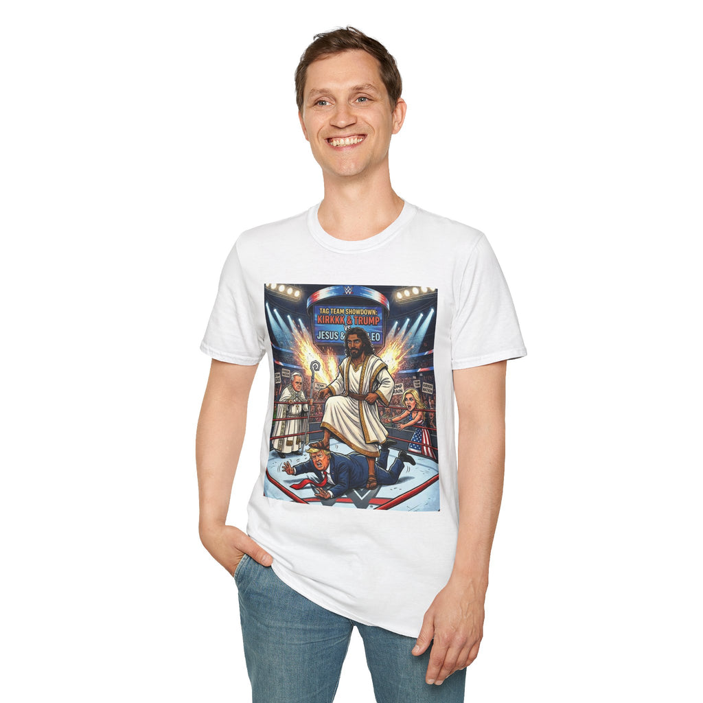'Jesus Is The GOAT' Wrestling Arena Graphic Tee