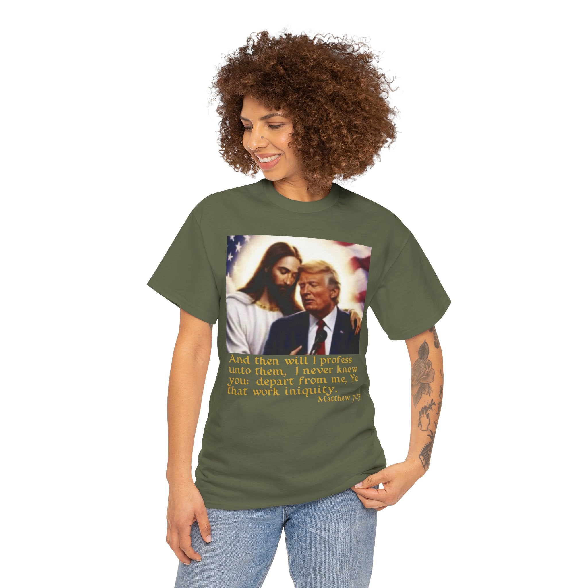 Matthew 7:23 Trump T-shirt