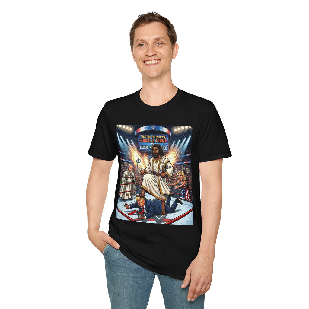 'Jesus Is The GOAT' Wrestling Arena Graphic Tee
