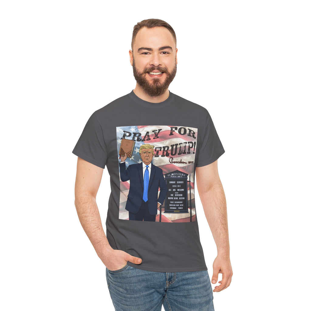 "Pray for Trump" Patriotic Graphic Tee