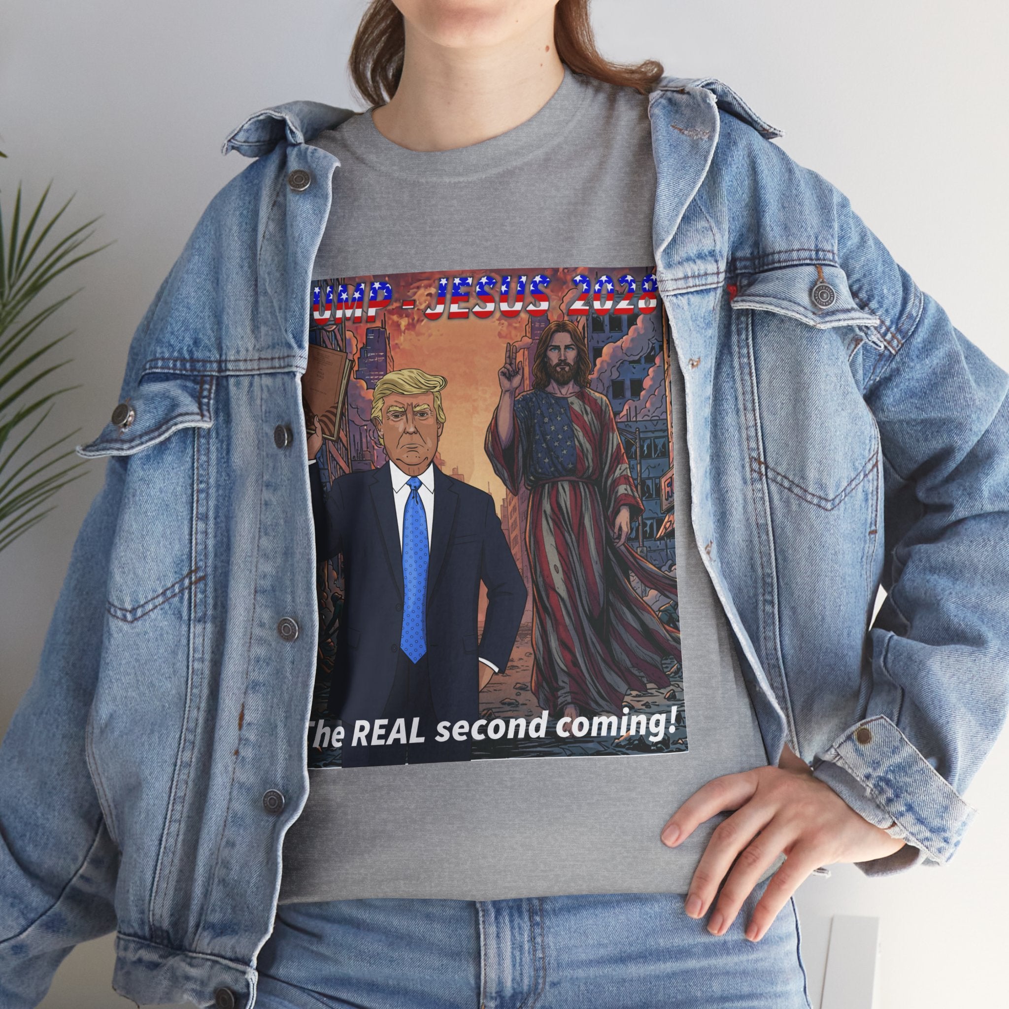 One More Time! Trump - Jesus '28 Graphic Shirt