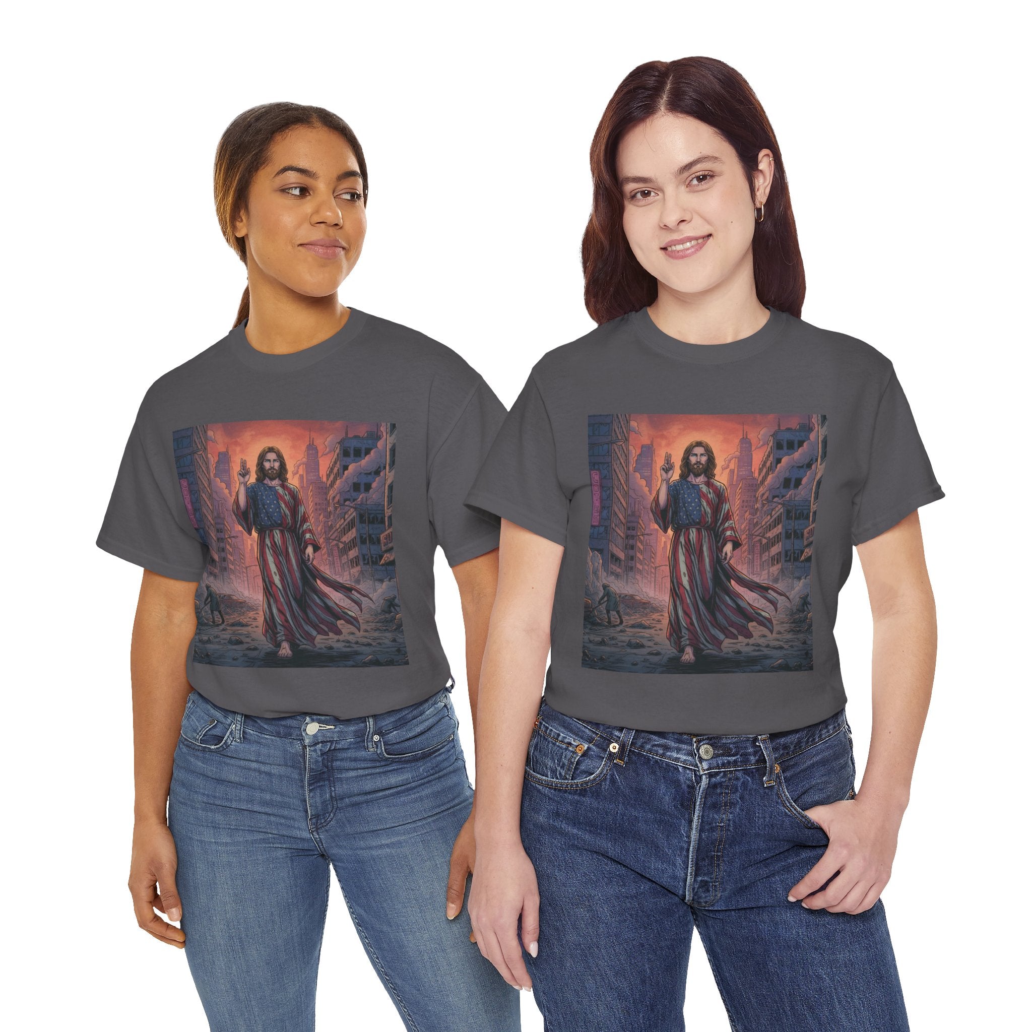 American Jesus — Faith-Based Urban Christian T-Shirt
