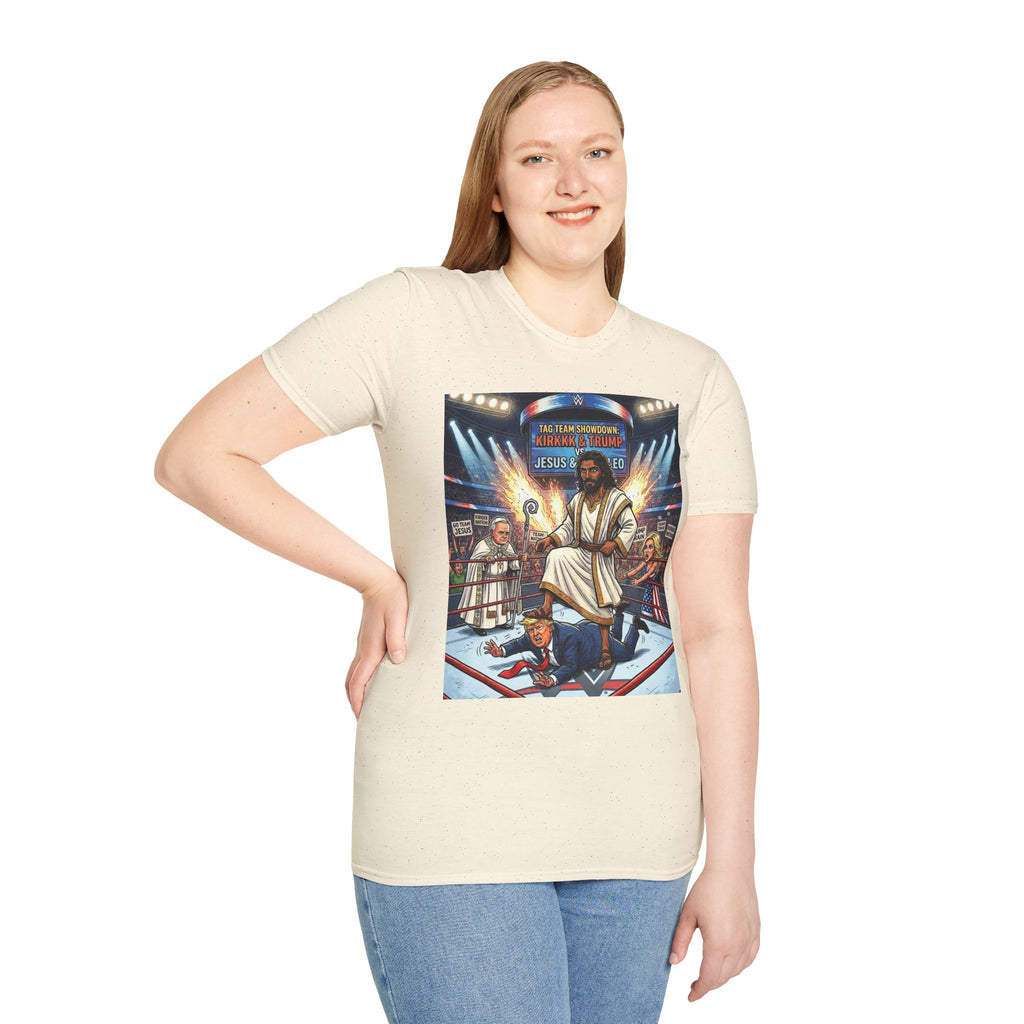 'Jesus Is The GOAT' Wrestling Arena Graphic Tee