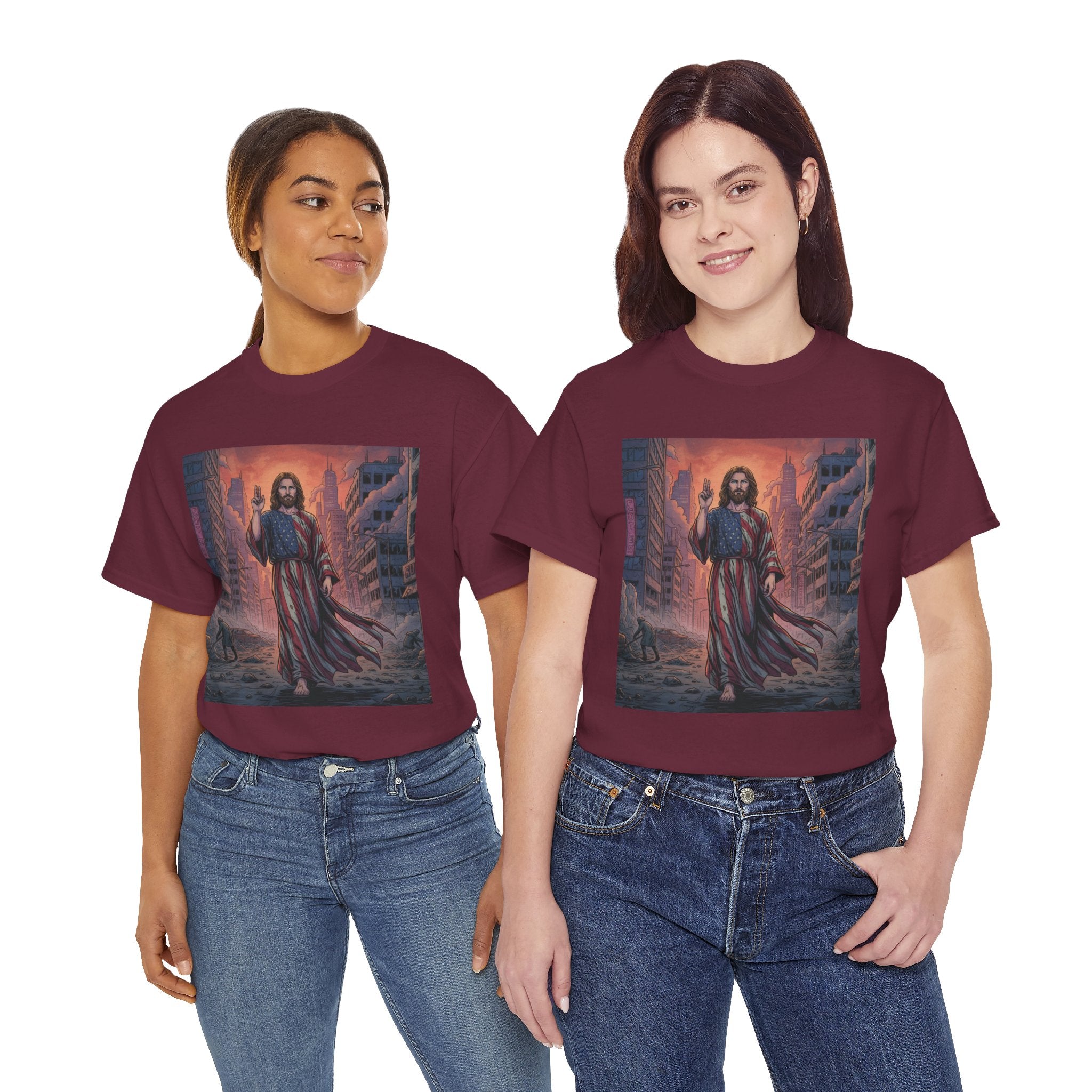 American Jesus — Faith-Based Urban Christian T-Shirt