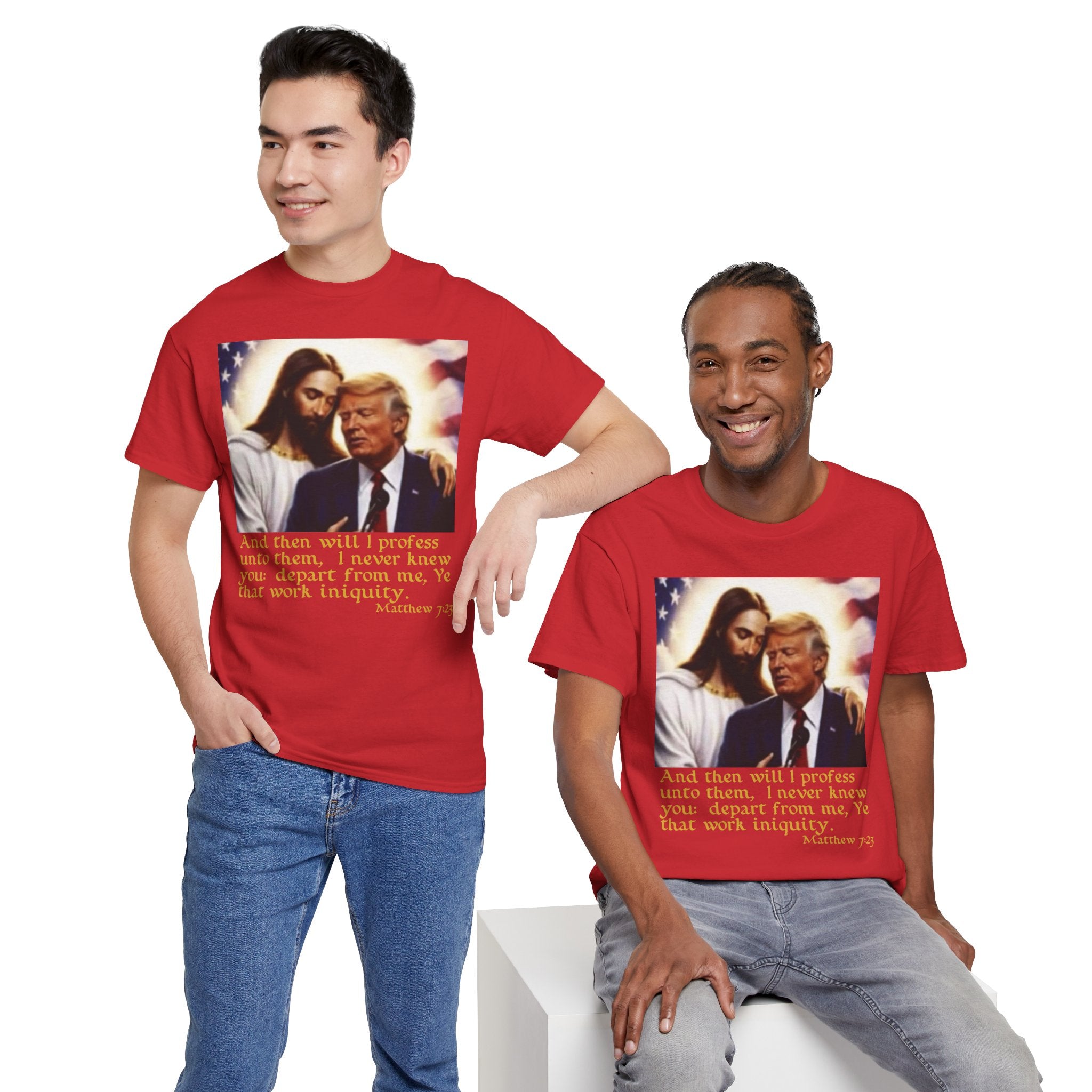 Matthew 7:23 Trump T-shirt
