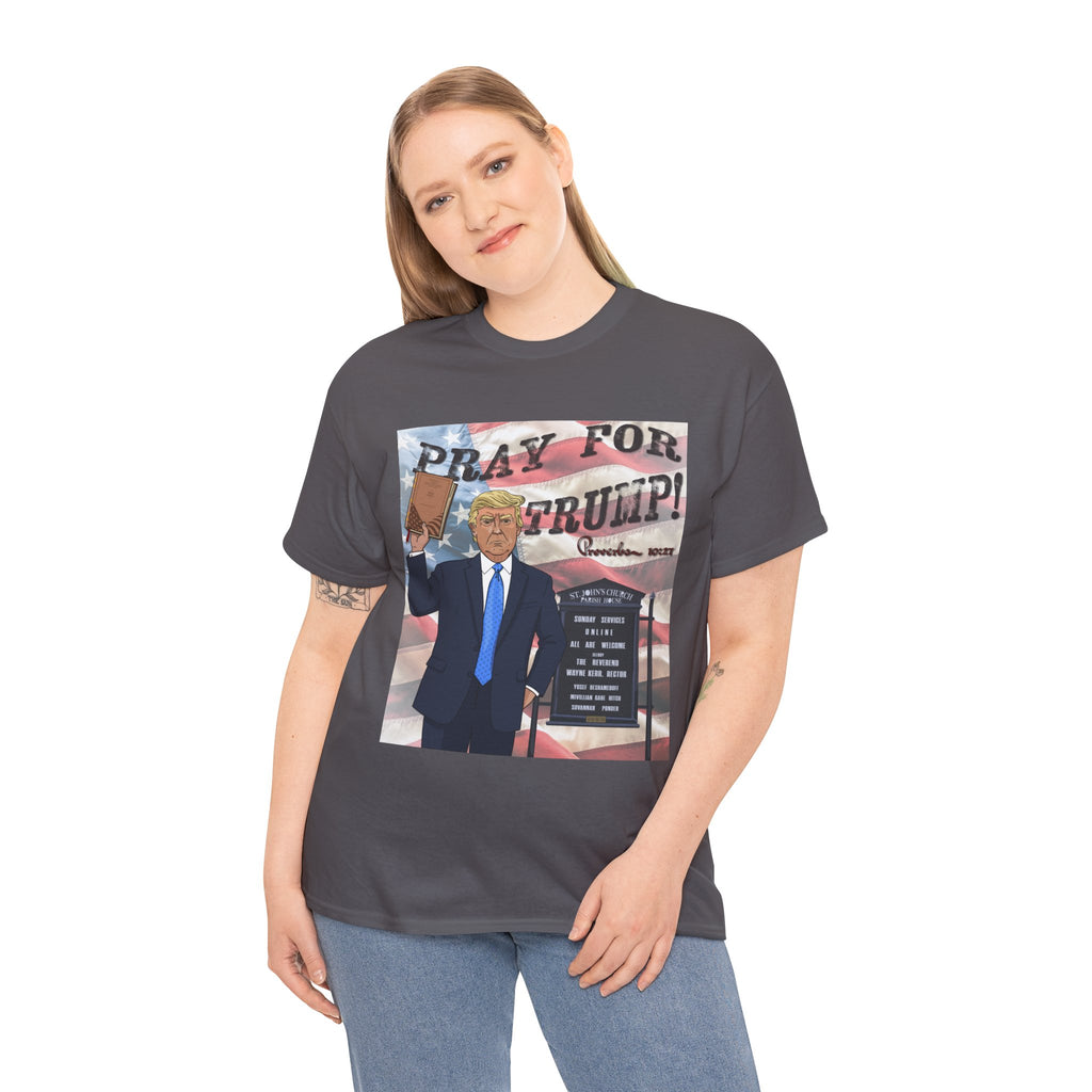 "Pray for Trump" Patriotic Graphic Tee