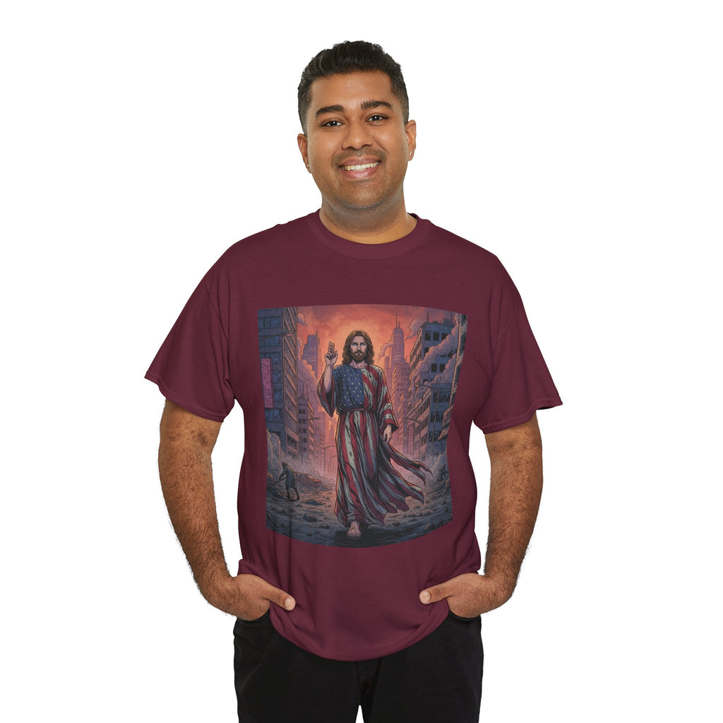 American Jesus — Faith-Based Urban Christian T-Shirt