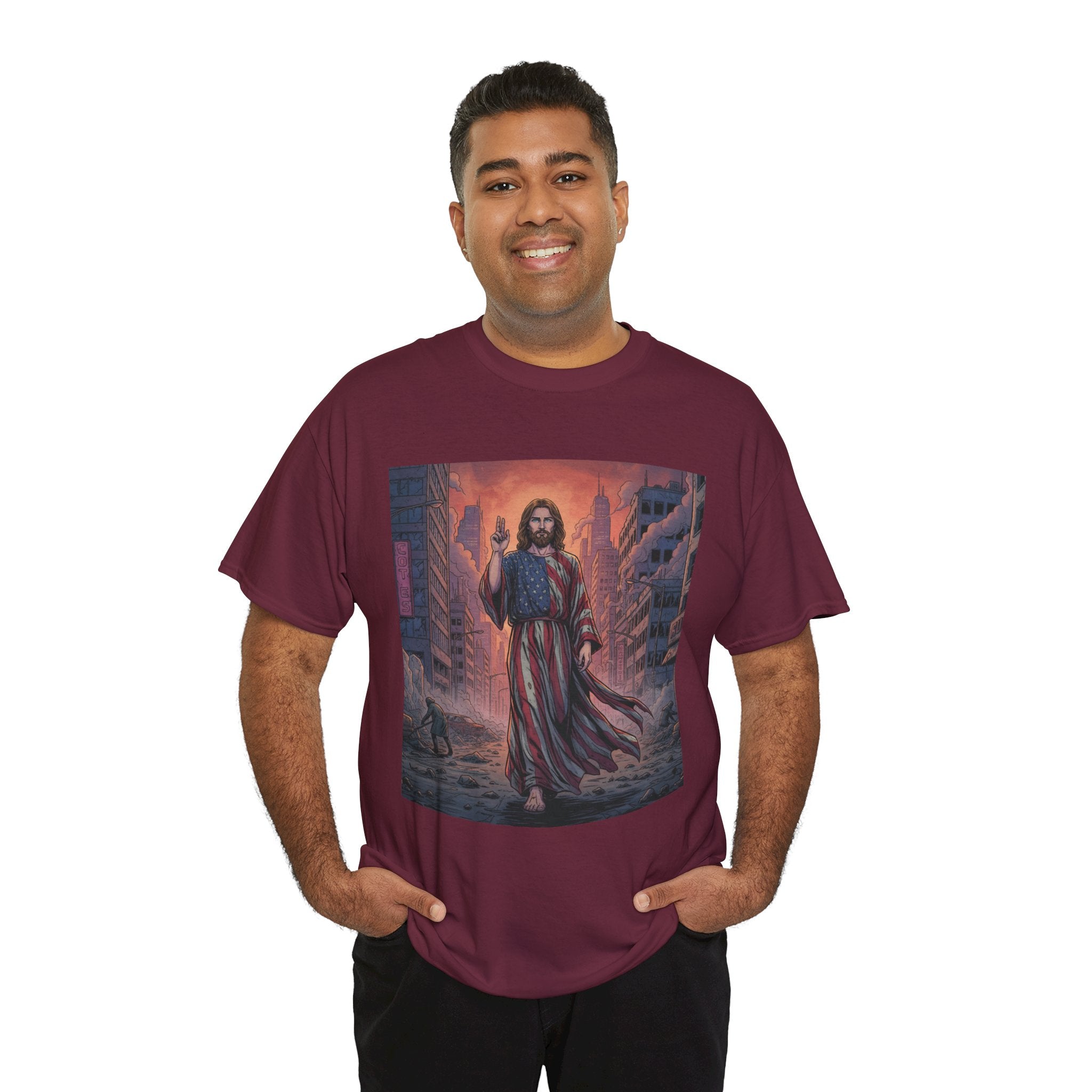 American Jesus — Faith-Based Urban Christian T-Shirt
