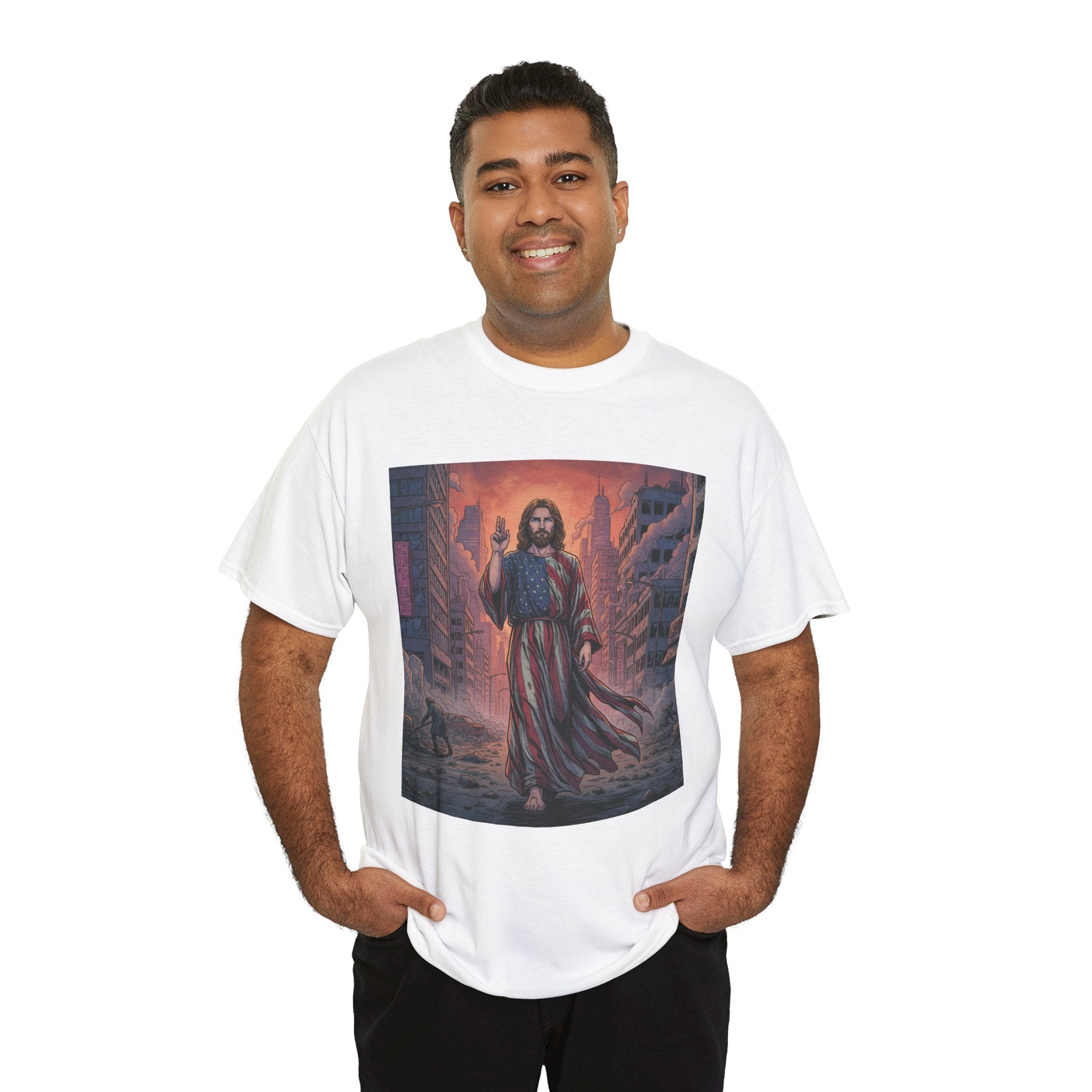 American Jesus — Faith-Based Urban Christian T-Shirt