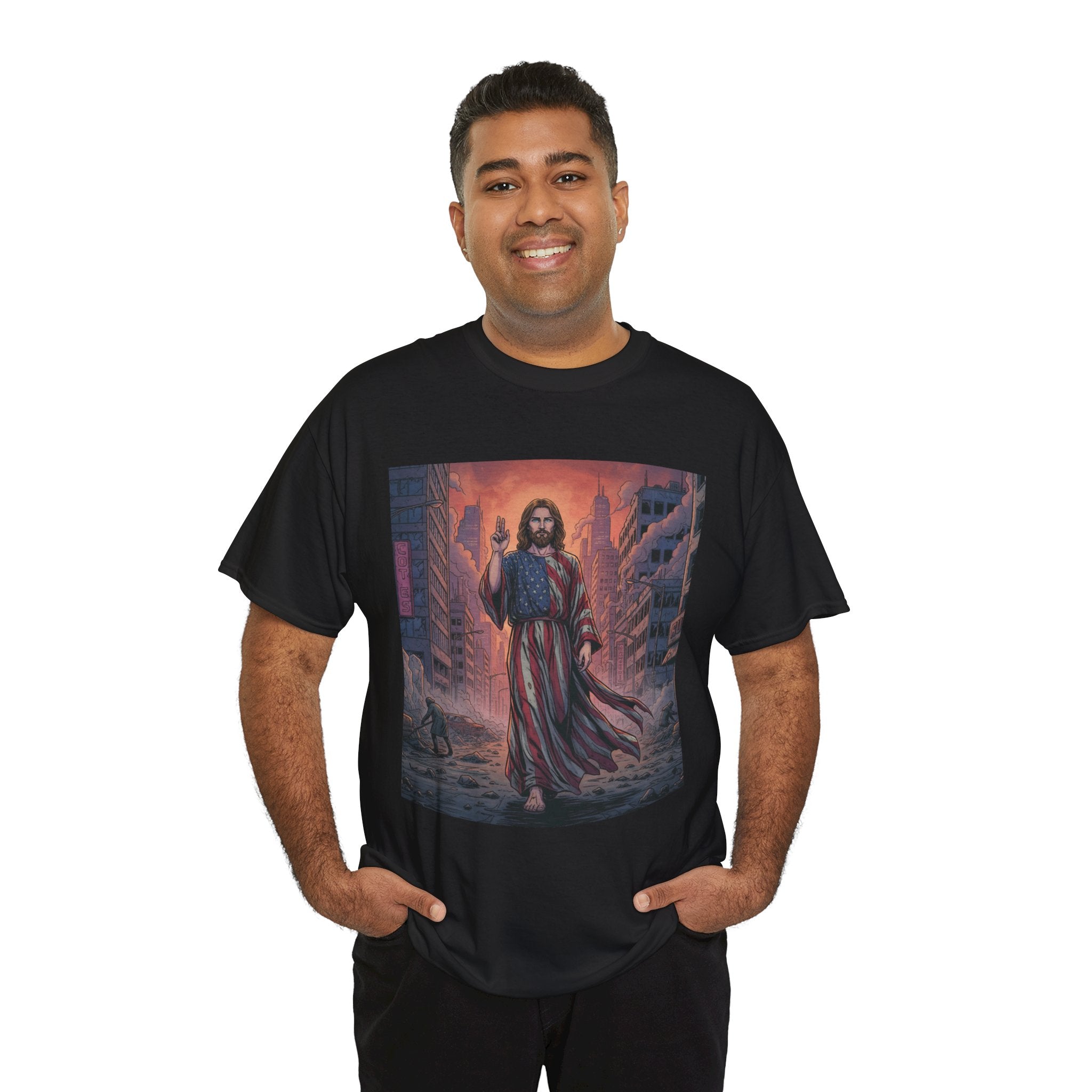 American Jesus — Faith-Based Urban Christian T-Shirt