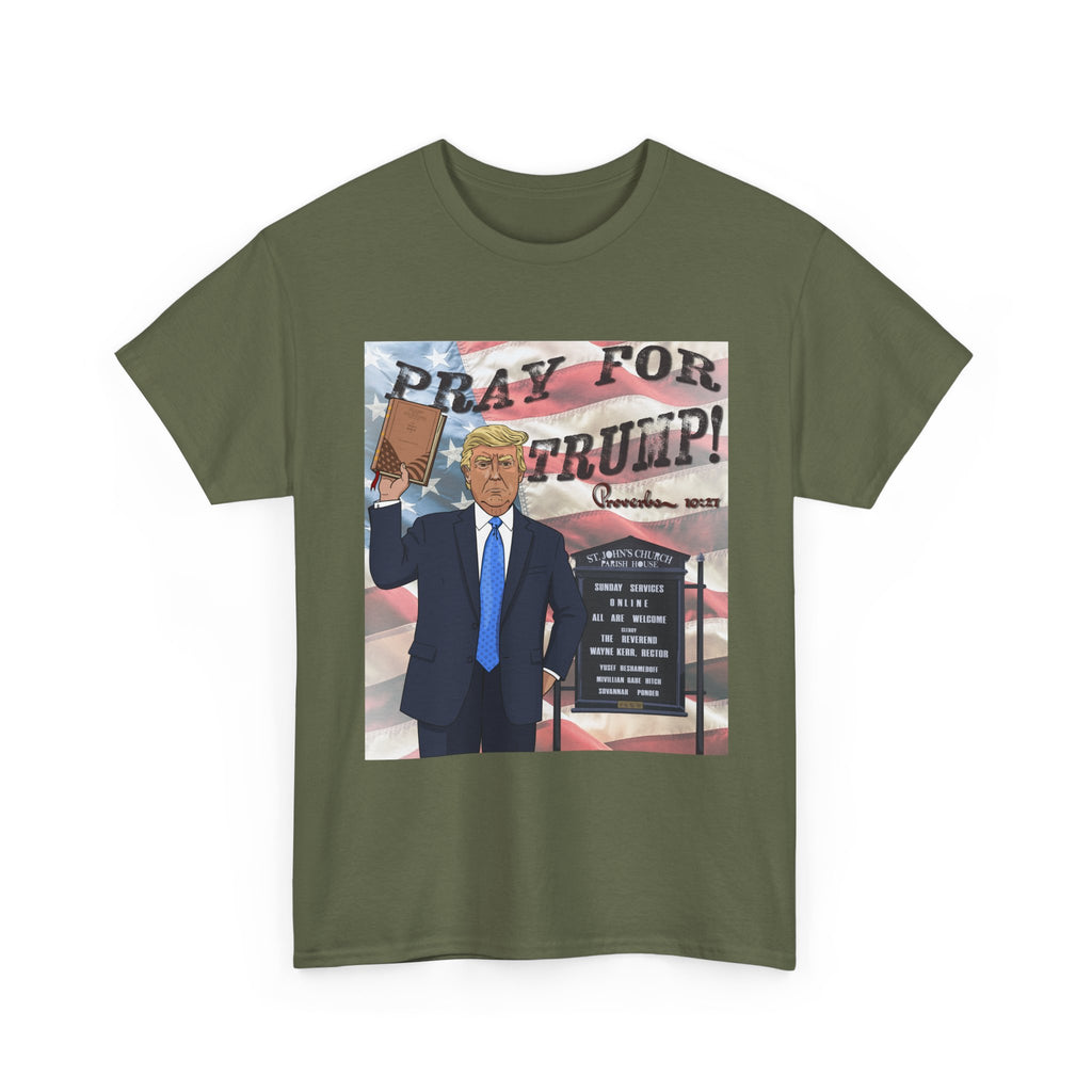 "Pray for Trump" Patriotic Graphic Tee