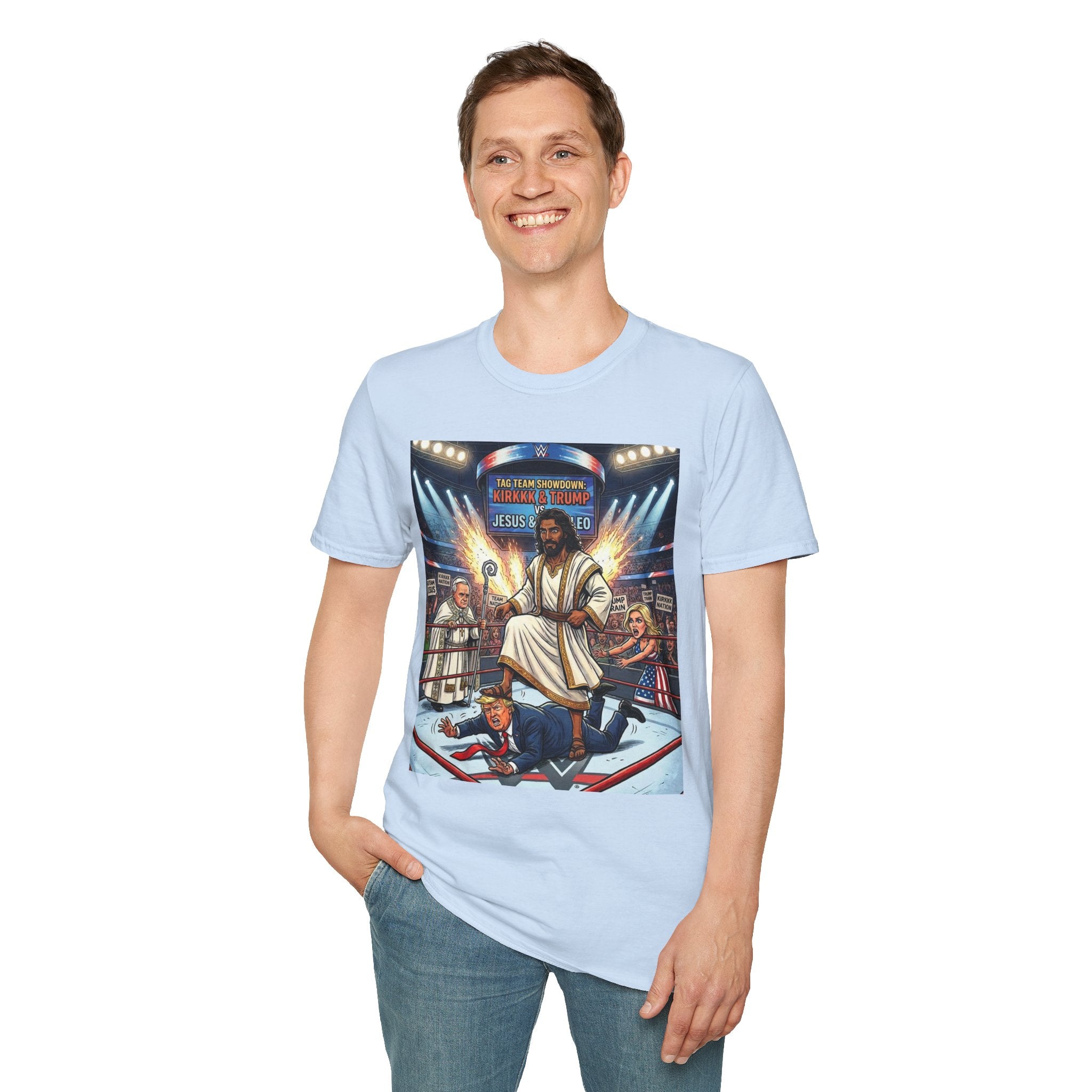 'Jesus Is The GOAT' Wrestling Arena Graphic Tee