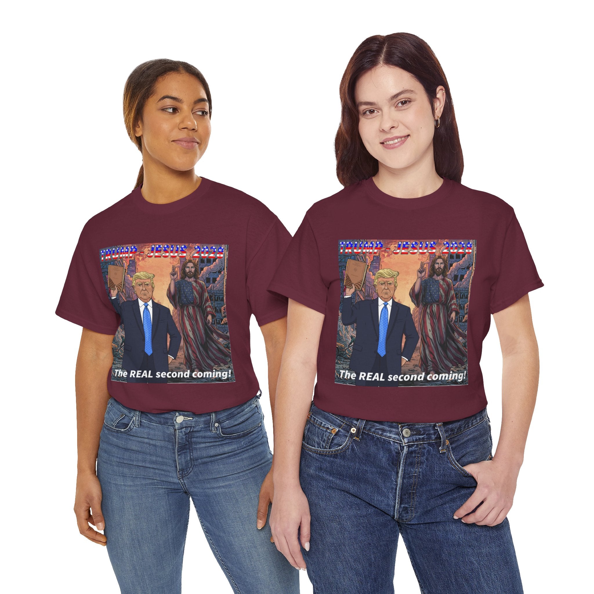One More Time! Trump - Jesus '28 Graphic Shirt